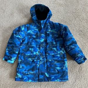 Lands’ End kids winter coat parka waterproof and windproof size L 10H-12H